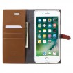 Mercury Goospery Romance Diary Wallet Case Cover For iPhone 7/8 Plus 5.5 inch - Brown
