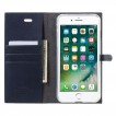 Mercury Goospery Romance Diary Wallet Case Cover For iPhone 7/8 Plus 5.5 inch - Navy