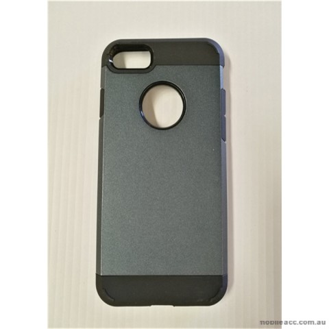 PWR Shockproof Heavy Duty Case Cover For iPhone 7 Plus 5.5 inch - Navy Blue