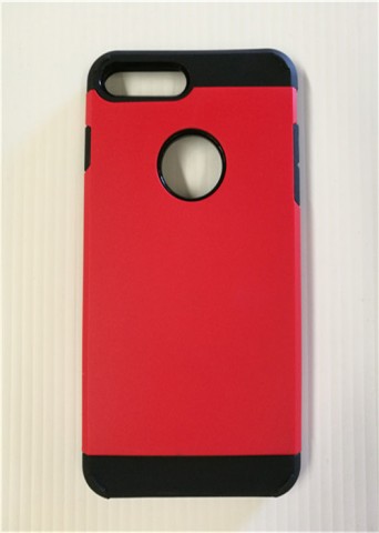 PWR Shockproof Heavy Duty Case Cover For iPhone 7 Plus 5.5 inch - Red