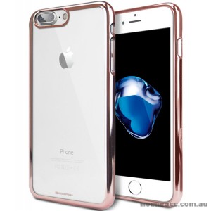 Mercury Goospery Ring 2 Jelly Gel Case For iPhone 7/8 Plus 5.5 inch - Rose Gold