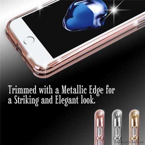 Mercury Goospery Ring 2 Jelly Gel Case For iPhone 7/8 Plus 5.5 inch - Gold