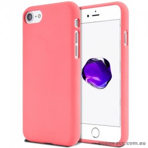 Genuine Mercury Goospery Soft Feeling Jelly Case Matt Rubber For iPhone 7/8 - Coral