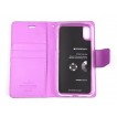 Mercury Goospery Sonata Diary Stand Wallet Case For iPhone X - Purple
