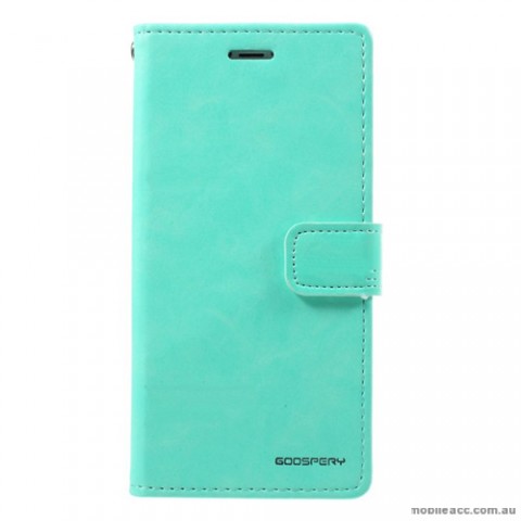 Mercury Goospery Blue Moon Diary Wallet Case For iPhone X - Mint