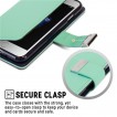 Mercury Rich Diary Wallet Case for iPhone X - Mint
