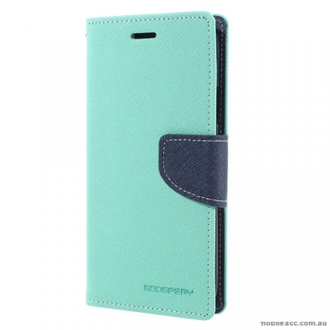 Korean Mercury Fancy Diary Wallet Case For iPhone X - Mint