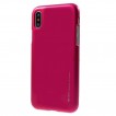 Mercury Goospery iJelly Gel Case For iPhone X - Hot Pink