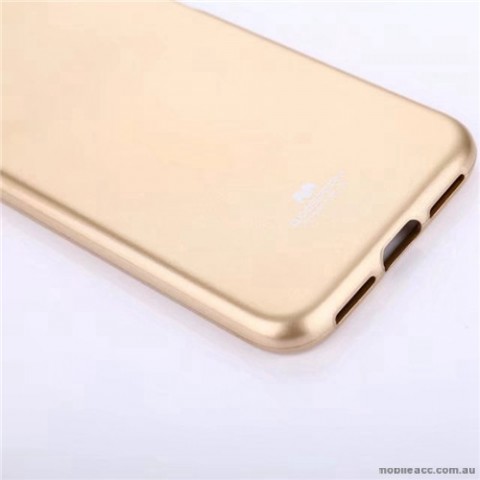 Mercury Pearl TPU Jelly Case For iPhone X - Gold