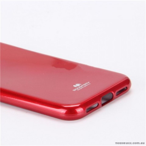 Mercury Pearl TPU Jelly Case For iPhone X - Red
