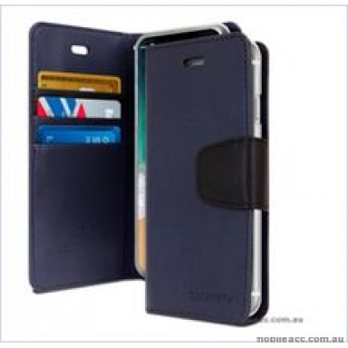 Korean Mercury Sonata Wallet Case For Iphone XR 6.1"  Navy Blue