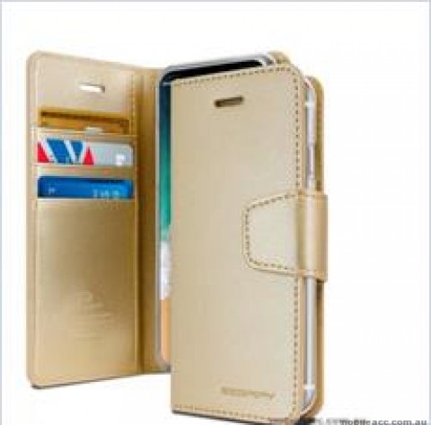 Korean Mercury Sonata Wallet Case For Iphone XR 6.1"  Gold
