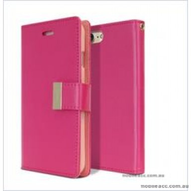 Korean Mercury Rich Diary  Wallet Case For Iphone XR 6.1"  Hotpink