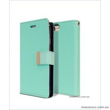 Korean Mercury Rich Diary  Wallet Case For Iphone XR 6.1"  Mint Green