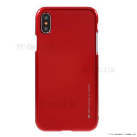 Korean Mercury  I-Jelly Case For Iphone XR 6.1"  Red