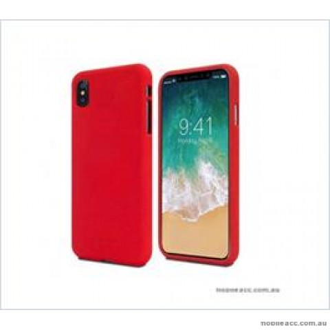 Korean Mercury Soft feeling  Jelly Case For Iphone  XS MAX 6.5'' Red