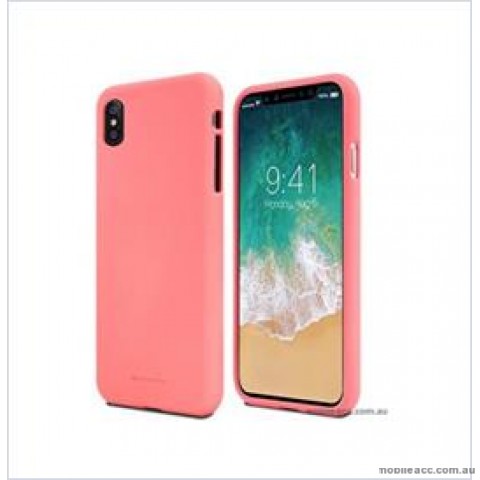 Korean Mercury Soft feeling  Jelly Case For Iphone  XS MAX 6.5'' Pink