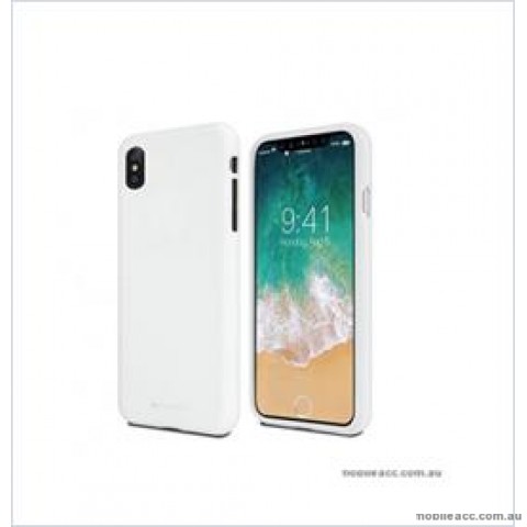 Korean Mercury Soft feeling  Jelly Case For Iphone  XS MAX 6.5'' White