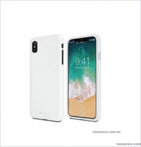 Korean Mercury Soft feeling  Jelly Case For Iphone  XS MAX 6.5'' White