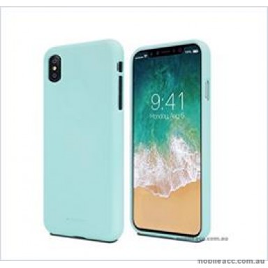 Korean Mercury Soft feeling  Jelly Case For Iphone  XS MAX 6.5'' Mint Green
