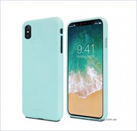 Korean Mercury Soft feeling  Jelly Case For Iphone  XS MAX 6.5'' Mint Green