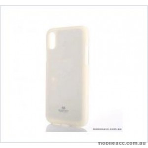 Korean Mercury  Jelly Case For Iphone  XS MAX 6.5'' White