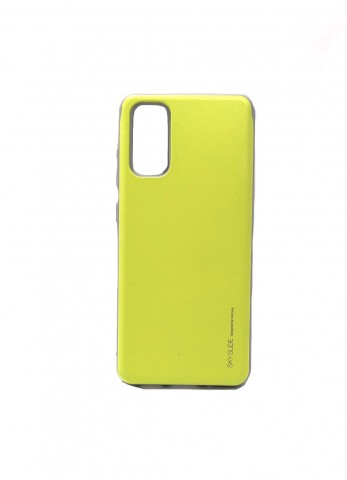 Mercury SKY SLIDE BUMPER CASE With Card Holder For Samsung S20 Plus 6.7 inch  Lime Green