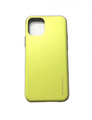 Mercury SKY SLIDE BUMPER CASE With Card Holder For iPhone11 Pro 5.8 inch  Lime Green