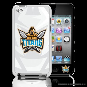 NRL Licensed Gold Coast Titans Watermark Back Case for iPod Touch 4