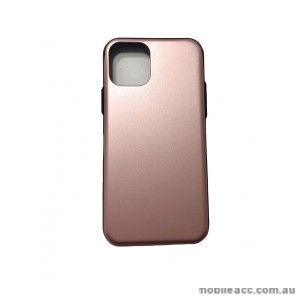 Mercury SKY SLIDE BUMPER CASE With Card Holder For iPhone11 Pro 5.8 inch  Rose Gold