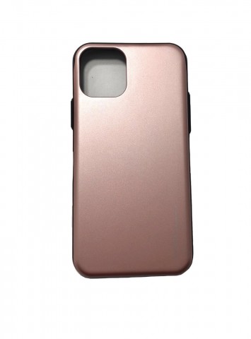 Mercury SKY SLIDE BUMPER CASE With Card Holder For iPhone11 Pro 5.8 inch  Rose Gold