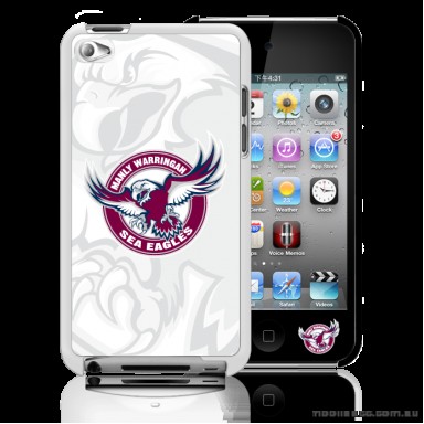 NRL Licensed Manly Warringah Sea Eagles Watermark Back Case for iPod Touch 4