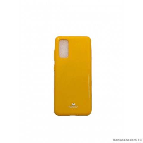 Mercury Pearl TPU Jelly Case for Samsung S20 Plus 6.7 inch  Yellow