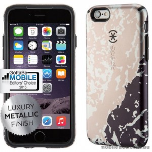 Original Speck Candyshell Inked Luxury Edition For iPhone 6/6S - Golden Glacier/Black