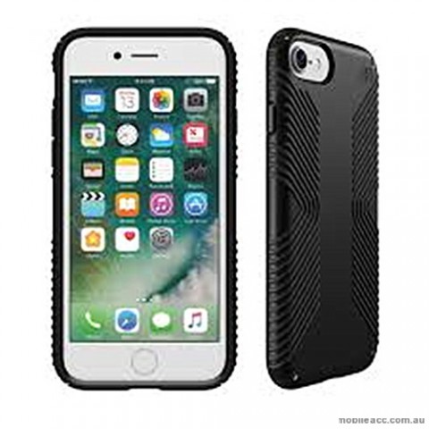 ORIGINAL Speck Products Presidio Grip Cell Phone Case for iPhone 7 - Black/Black