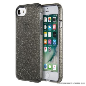 ORIGINAL Speck Presidio Clear Glitter Case for iPhone 7 Clear with Dark Grey Glitter