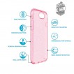 ORIGINAL Speck Presidio Clear Glitter Case for iPhone 7 Clear with Rose Pink Glitter