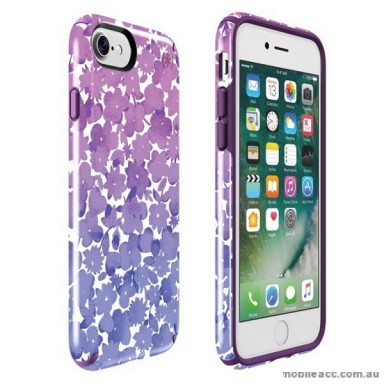 Speck iPhone 7 Presidio Inked IMPACTIUM Watercolor Floral Purple Glossy/Acai Purple 