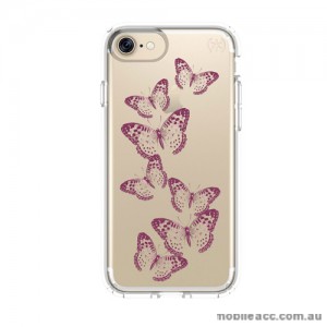 ORIGINAL Speck Presidio Clear Print Case for iPhone 7 Graphics Brilliant Butterflies Rose Gold/Clear