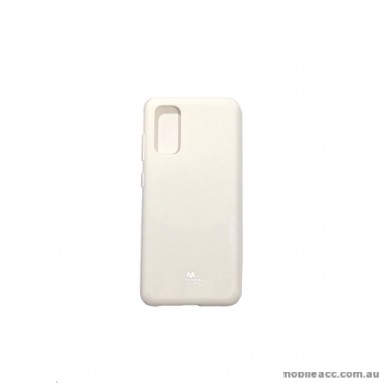 Mercury Pearl TPU Jelly Case for Samsung S20 6.2 inch  White