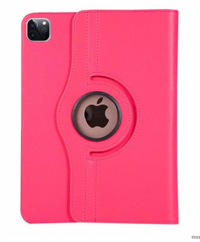360 Degree Rotating Case for Apple iPad Pro 12.9 inch 2020  Hotpink