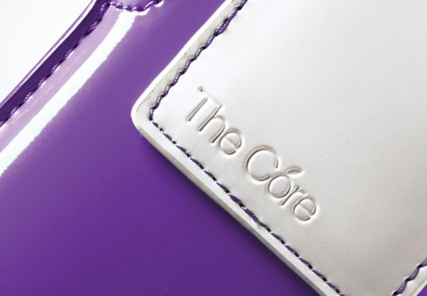 Patent Synthetic Leather Case for iPhone 4