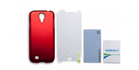 Momax Metalic Case for Samsung Galaxy S4 i9500 - Red
