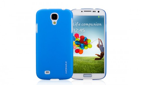 Momax Clear Touch Case for Samsung Galaxy S4 i9500 - Blue