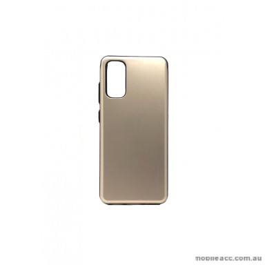 Mercury SKY SLIDE BUMPER CASE With Card Holder For Samsung S20 Plus 6.7 inch  Gold