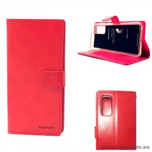 Bluemoon Diary Wallet Case For Samsung A51 6.5 inch  A515  Red
