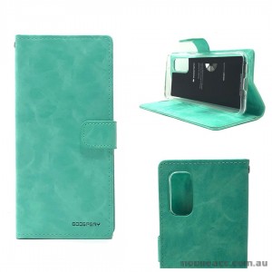 Bluemoon Diary Wallet Case For Samsung A71 6.7 inch  A715  Mint Green