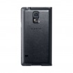 Official Samsung Galaxy S5 S-View Premium Flip Cover - Black X2