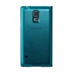 Official Samsung Galaxy S5 S-View Premium Flip Cover - Blue Topaz