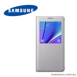 Original Samsung Note 5 S View Cover Silver
